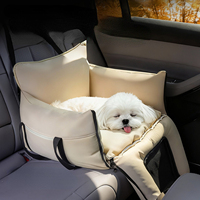 Siège auto pour animaux de compagnie, lavable et amovible, pour petits chiens et chats, coussin de siège auto et sac de voyage, accessoire de voyage indispensable pour animaux de compagnie