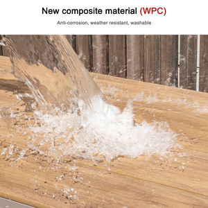 بيع بالجملة طاولات المطاعم التجارية الخارجية وطاولة مراكز التسوق في الحديقة طاولة مع مقاعد - Product Image 5