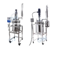 Réacteur chimique en acier inoxydable à double paroi de 10L à 300L pour réaction chimique