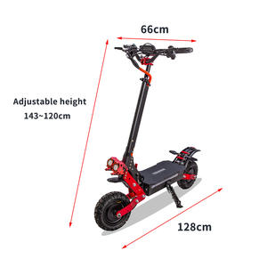 Patinete Eléctrico Todoterreno para Adultos desde Almacén en EE. UU. con Llantas de 11", E-Scooter de Alta Resistencia con Doble Suspensión - Product Image 2