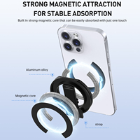 Support de téléphone portable universel pliable à 360° en alliage d'aluminium anti-corrosion avec aimant puissant et design personnalisé