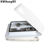 Ventilateur de toit bidirectionnel pour camping-car HW-JYV280A blanc 12V 280x280 mm pour camping-car, caravane, remorque