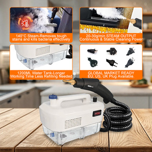 1500W 140 ° Nettoyeur Vapeur C OEM 230V Sans Produits Chimiques, Nettoyeur Vapeur Portable pour Maison, <span class=keywords><strong>Cuisine</strong></span>, Salle de Bain, Voiture, Prise EU - Product Image 5