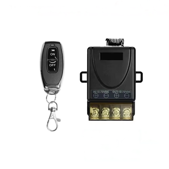433Mhz Wireless Remote Control Switch 30A DC 12V 24V 48V 72V RF Relay Receiver for Motors Water Pumps Lights Switch
