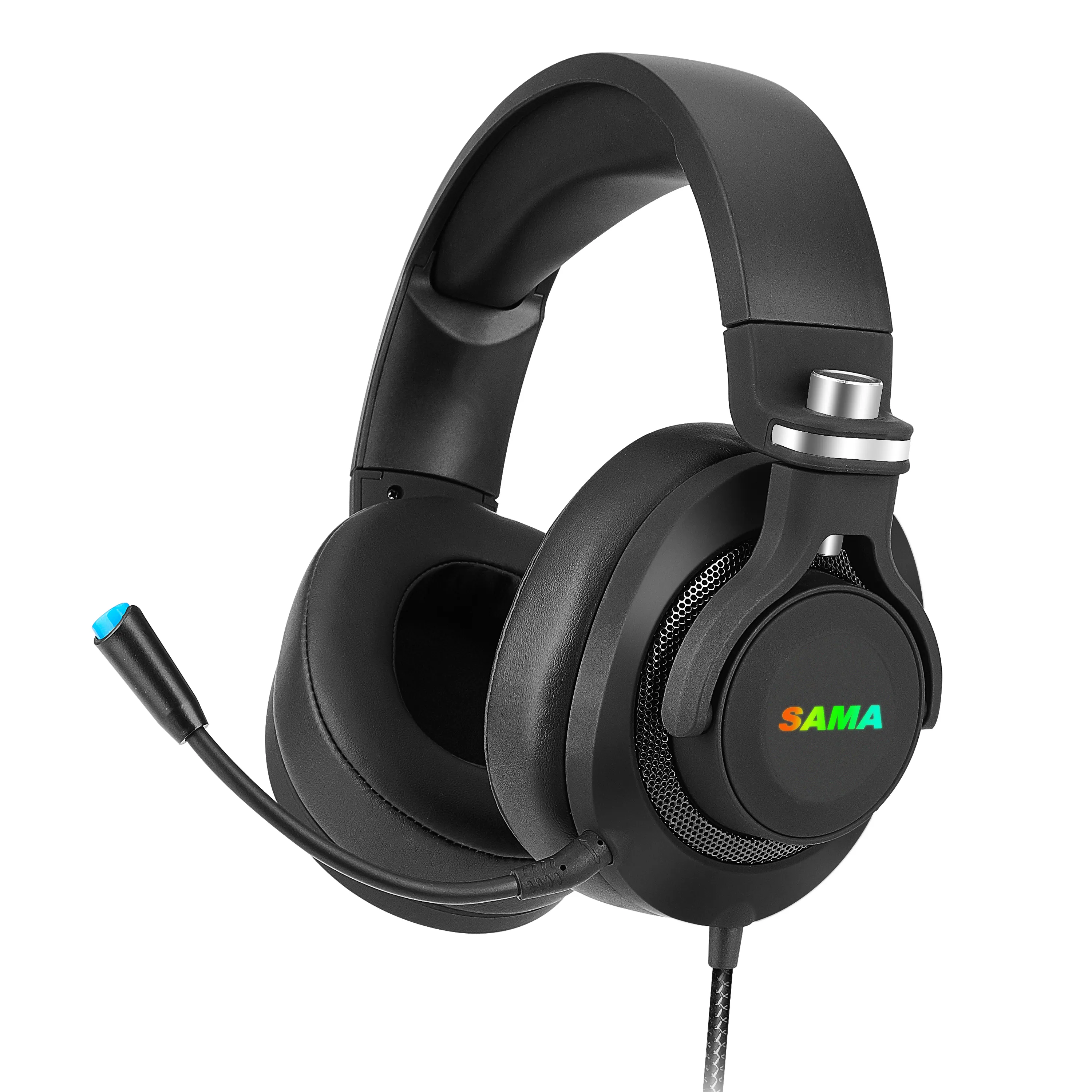 Sama Populair Ruisonderdrukking Oortelefoon Hoofdtelefoon Headset Groothandel 3.5Mm Gaming Headset