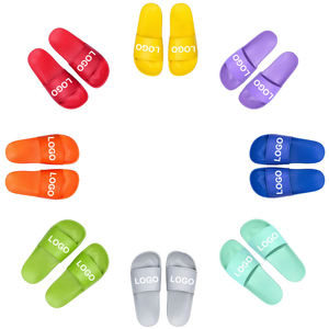 Wholesale Oem Custom 3d Print Embossed Logo Rubber Sports Beach <b>Indoor</b> Sandals Unisex Men Ladies <b>Slides</b> Slippers for Women - Product Image 1