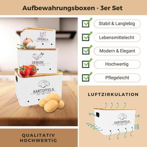 Quadrato di <span class=keywords><strong>patate</strong></span> vegetali cipolla cucina scatola di stoccaggio in metallo contenitore di aglio latta cucina 3 pezzo di aglio patata cipolla <span class=keywords><strong>porta</strong></span> cipolla - Product Image 5