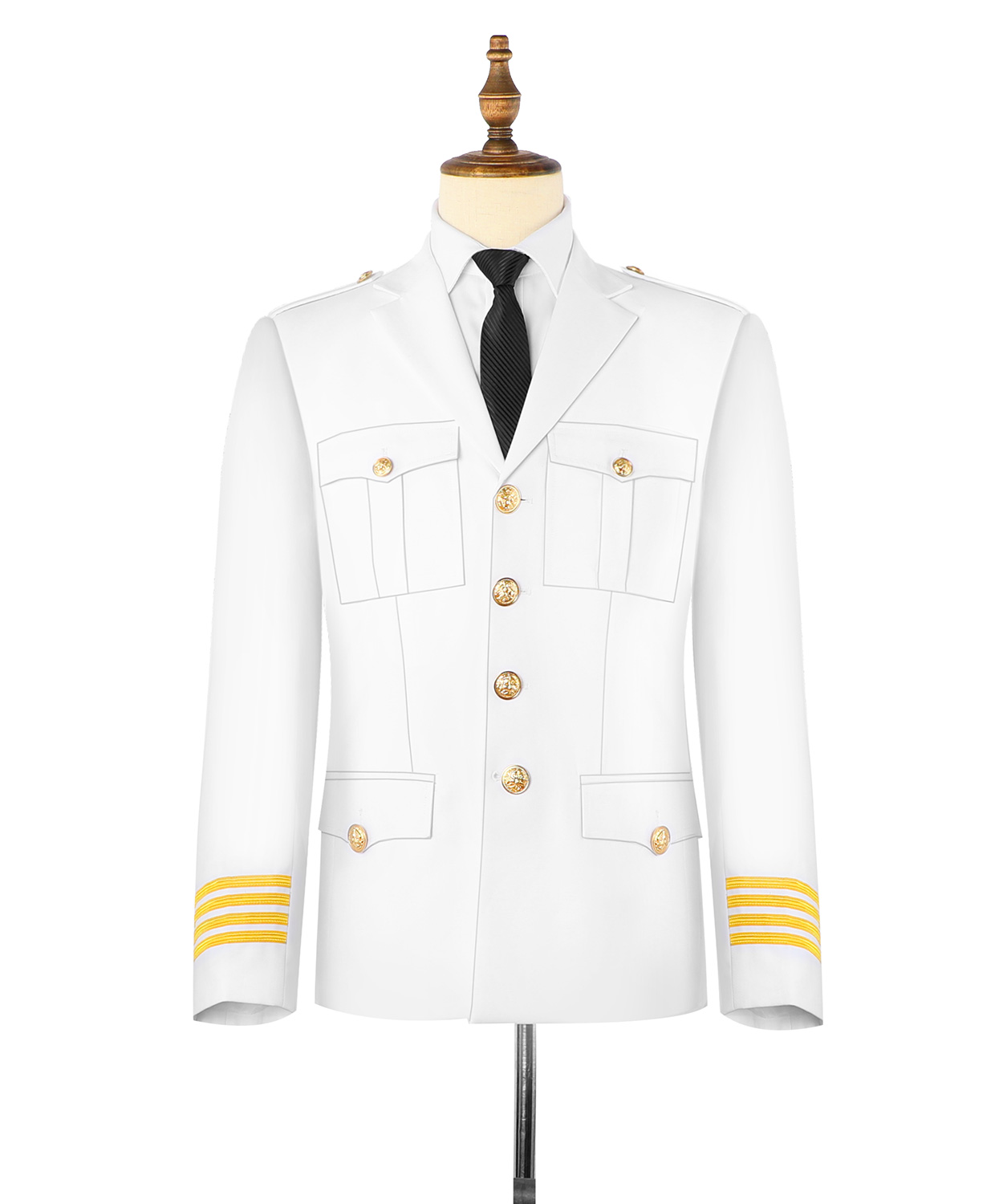 White Coat without accessories