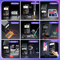 Station de réparation de téléphones mobiles intelligente I2C P30S, équipement de soudage à air chaud pour la réparation de puces PCB IC, alimentation UPS