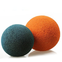 Disponible en trois options de dureté (dure, moyenne, ou très souple) : boule de nettoyage miniature en éponge de caoutchouc naturel pour condenseur