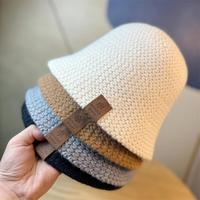 Chapeau seau d'été en tricot respirant Casquette Hip Hop pour hommes Casquette Bob pêcheur pliable pour l'extérieur Voyage Gorros Panama