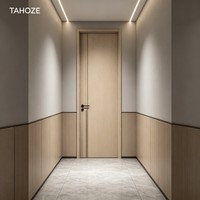 Porte intérieure en bois insonorisée, imperméable, résistante à l'humidité, à la déformation et à la chaleur