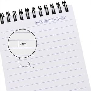 Bloc-notes spirale A6 personnalisé avec logo, bloc-notes mémo, bloc-notes d'écriture pour le bureau et l'école, impression personnalisée, service OEM - Product Image 3