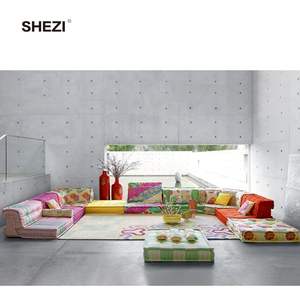 Shezi Hot Bán Vải Ghế Đa Chức Năng Đầy Màu Sắc <span class=keywords><strong>Sofa</strong></span> Set Modular Cắt <span class=keywords><strong>Sofa</strong></span> Set Phòng Khách Thiết Lập Đa Màu Sắc <span class=keywords><strong>Sofa</strong></span> - Product Image 5