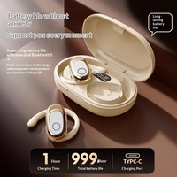 Nuevos Auriculares Inalámbricos de Moda con Bluetooth, Diseño Abierto, Cancelación de Ruido, Larga Duración de Batería