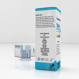 Kit de <span class=keywords><strong>test</strong></span> d'eau potable 14-en-1 <span class=keywords><strong>pour</strong></span> usage domestique, hôtelier, spa/bain à remous, analyse de la teneur en <span class=keywords><strong>sel</strong></span> de l'eau des conteneurs et <span class=keywords><strong>bandelettes</strong></span> de <span class=keywords><strong>test</strong></span> <span class=keywords><strong>pour</strong></span> <span class=keywords><strong>piscine</strong></span> - Product Image 3