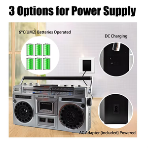 Boombox, enregistreurs et lecteurs de cassettes, platines de cassettes Hi-Fi, <span class=keywords><strong>mini</strong></span> platine de <span class=keywords><strong>cassette</strong></span> rétro des années 1980, haut-parleur Bluetooth, ancien lecteur de <span class=keywords><strong>cassette</strong></span> radio - Product Image 4
