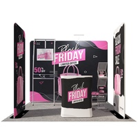 3x3 M Installation rapide Portable 10x10ft Tube en alliage d'aluminium Stand d'exposition pour stand d'exposition standard pour foire