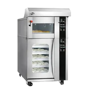 Endüstriyel fırın ekipmanları profesyonel ekmek pişirme makinesi gaz elektrikli fırın ticari konveksiyon fırın Pizza fırını
