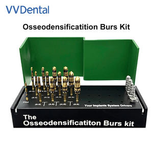 Kit frese per osseodensificazione in oro e argento per trapani ossiodensificazione Black - Product Image 2