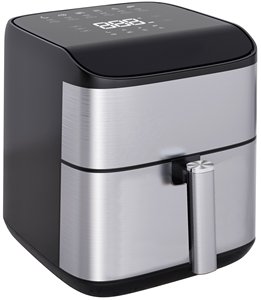 <span class=keywords><strong>Friggitrice</strong></span> <span class=keywords><strong>ad</strong></span> <span class=keywords><strong>Aria</strong></span> Smart da 4L in Acciaio Inossidabile, Design Moderno Quadrato, per Cucina Sana Domestica: Bistecche, Pollo, Torte - Product Image 4