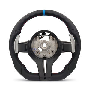 <span class=keywords><strong>Volante</strong></span> Deportivo <span class=keywords><strong>M</strong></span> Sport con Moldura de Inserto Negro y Parte Inferior Plana para <span class=keywords><strong>BMW</strong></span> F10 F20 F22 F30 F31 M3 F80 F82 M5 F90 E70 E71 <span class=keywords><strong>E90</strong></span> E92 - Product Image 2