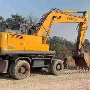 Excavadora Usada Hyundai 210W-7 en Oferta, 21 Toneladas, la Más Vendida, Excavadora de Ruedas Hyundai 210W-9 210w-7 Usada, Fabricada en Corea del Sur - Product Image 1