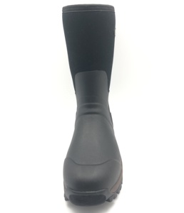 Mens <strong>Waterproof</strong> Insulated Rubber <strong>Boots</strong> Neoprene Rain <strong>Boots</strong> Outdoor <strong>Pull</strong> on Rain <strong>Boots</strong> - Product Image 5