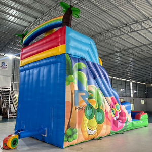 Nhà máy tùy chỉnh trượt nước Inflatable thương mại trẻ em tổ chức sự kiện trượt nước Inflatable với hồ bơi - Product Image 4