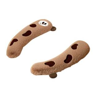 Cute Toilet Seat Cover Soft Fluffy Winter Warm For Home Use With Bear Face Design - Product Image 3