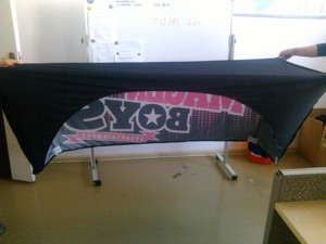 Économie/Standard /Stretch/Ajusté Bon marché prix Retour à l'école 100% Polyester Nappe de couverture de table, personnalisée avec logo - Product Image 4