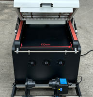 Pengering Penggoyang Otomatis 33cm untuk Daur Ulang Bubuk, untuk Printer DTF A3 Direct to Film