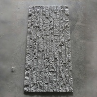 Panel de Pared de Piedra Gris para Decoración de Interiores 3D, Ladrillos Culturales de Imitación de PU Modernos, Fabricante Chino