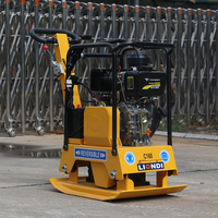 Compacteur de plaques mini 175 kg certifié CE, fourni par l'usine, compacteur de sol vibrant réversible pour la compactation des sols routiers