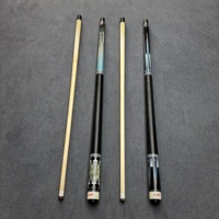 Coupelle de billard professionnelle CUPPA avec fût en érable canadien, poignée en lin irlandais, embout de 11,75/12,75 mm, 19 oz 20 oz pour la maison et le club
