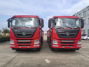 รถบรรทุกหนักตงเฟิง 30 ตัน รุ่นใหม่ 8x4 เครื่องยนต์ดีเซล พวงมาลัยซ้าย/ขวา แบบพื้นเรียบ สำหรับขนส่งสินค้า ขายตรงจากโรงงาน - Product Image 3