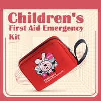 Enfants mignons petits enfants trousse de premiers soins voyage essentiel d'urgence médicale