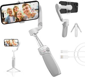 Estabilizador de 3 Ejes <span class=keywords><strong>Smooth</strong></span> Q4 para Teléfono Inteligente, con Barra de Extensión Integrada, Plegable y Portátil para TikTok y YouTube, Diseño Compacto - Product Image 1