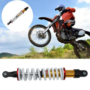 Amortisseur de moto 380 mm avec distance entre centres de trous, amortisseur à amortissement réglable pour moto tout-terrain et VTT de 90 cc à 250 cc, neuf - Product Image 4
