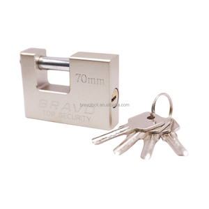 Candado Rectangular Pintado en Níquel BRAVO, Candado de Hierro, Se Acepta Personalización, 60mm/70mm/80mm/90mm/100mm - Product Image 4