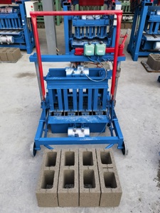 Máy khối bê tông Mỹ chất lượng cao. Máy khối rỗng bán tự động. Máy làm khối xi măng không cháy - Product Image 2