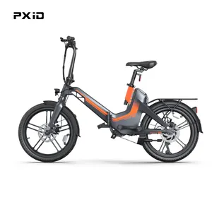 零售价最新设计PXID 2022可折叠电动车25公里最大速度电动折叠自行车