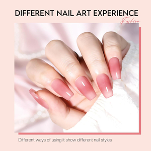 طلاء أظافر جل جديد - بجودة الصالونات، تأثير كروم مطفي هلامي، يجف بالأشعة فوق البنفسجية/LED، غير سام للبيع بالجملة ومستلزمات صالونات الأظافر - Product Image 4