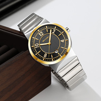 Montre à quartz pour homme avec logo personnalisé, marque privée, SKMEI 9401, bracelet en acier inoxydable, étanche 3ATM, OEM ODM, vente en gros