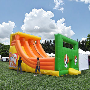 Happy Dog <span class=keywords><strong>para</strong></span> tobogán inflable Bouncer Landing <span class=keywords><strong>para</strong></span> patios de recreo <span class=keywords><strong>para</strong></span> jardín educativo residencial Centro comercial Uso de PVC duradero - Product Image 1