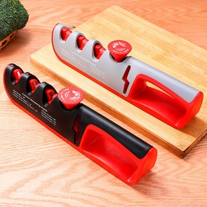 4 in 1 Knife <b>Sharpener</b> Tungsten Steel Kitchen Knife Accessories 3-Stage Knife <b>Sharpener</b> for Kitchen Knife and <b>Scissors</b> - Product Image 2