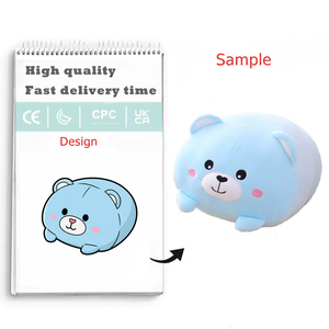 Venta al por mayor suave Animal de peluche cojín de dibujos animados lindo bebé <span class=keywords><strong>gordo</strong></span> elefante de peluche perro gato pingüino cerdo Panda dinosaurio de peluche de juguete - Product Image 1