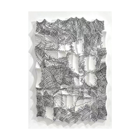Relief tridimensionnel de haute qualité peint à la main objet d'art abstrait peinture décoration de salon autre art mural