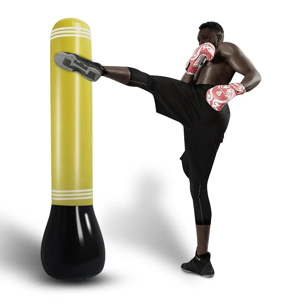 New design blow up punching bag boxing inflatable bag high quality indoor sports for kids and adults