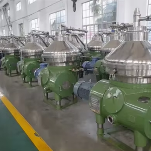 乳制品加工乳脂分离器不锈钢圆盘离心机电机高生产率羊奶离心机 - Product Image 1